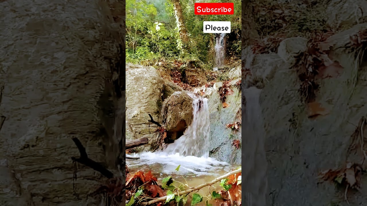 NATURE WATER FALL 💕💕💕 YTSHORTS ❤️❤️ NATURE WORLD91 🌿🎵 NATURE SHORTS 😘💕🌿❤️💦🌿🌿