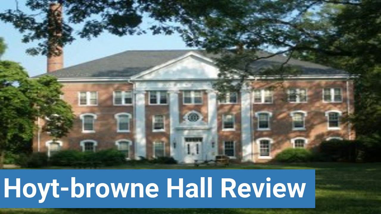 Drew University Hoytbrowne Hall Review YouTube