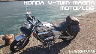 HONDA V-TWIN MAGNA Motovlog #091　激安バイク用品レビュー　コミネ　ミトンオーバーグローブ