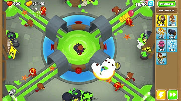 Bloons Tower Defense 6 | Spillway | Easy - Standard | Primary Only | Deflation | No Lives Lost