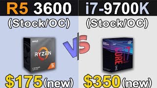 Ryzen 5 3600 Vs. i7-9700K | Stock and Overclock Benchmarks