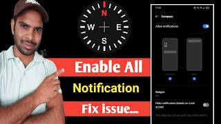 Enable compass app notifications on mobile phone screenshot 5
