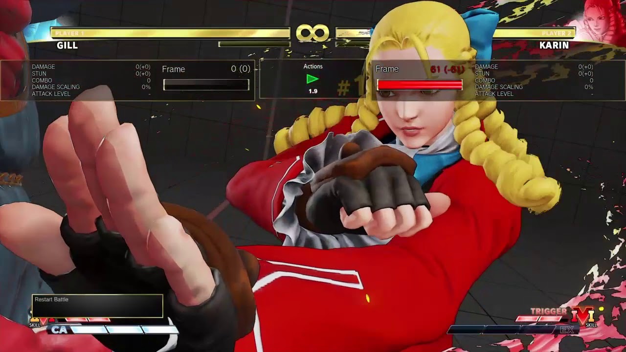 Street Fighter V Champion Edition Gill Parry Labbing Compilation