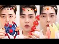 Giant Candy Mukbang ASMR | Colorful Gummy Worms &amp; Sour Treats Compilation #207