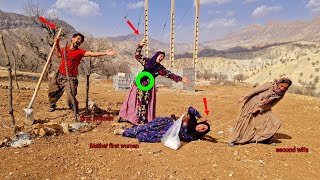 Family tension: The evil second wife's hatred of the helpless mother of the pregnant first wife