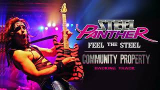Steel Panther  Community Property  Guitar Backing Track With Vocals