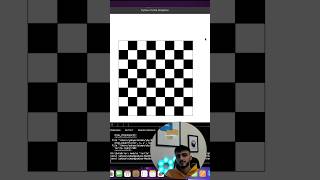 Build chess board with PYTHON 🔥 YOU MUST WATCH THIS ✌🏻 #python #tkinter