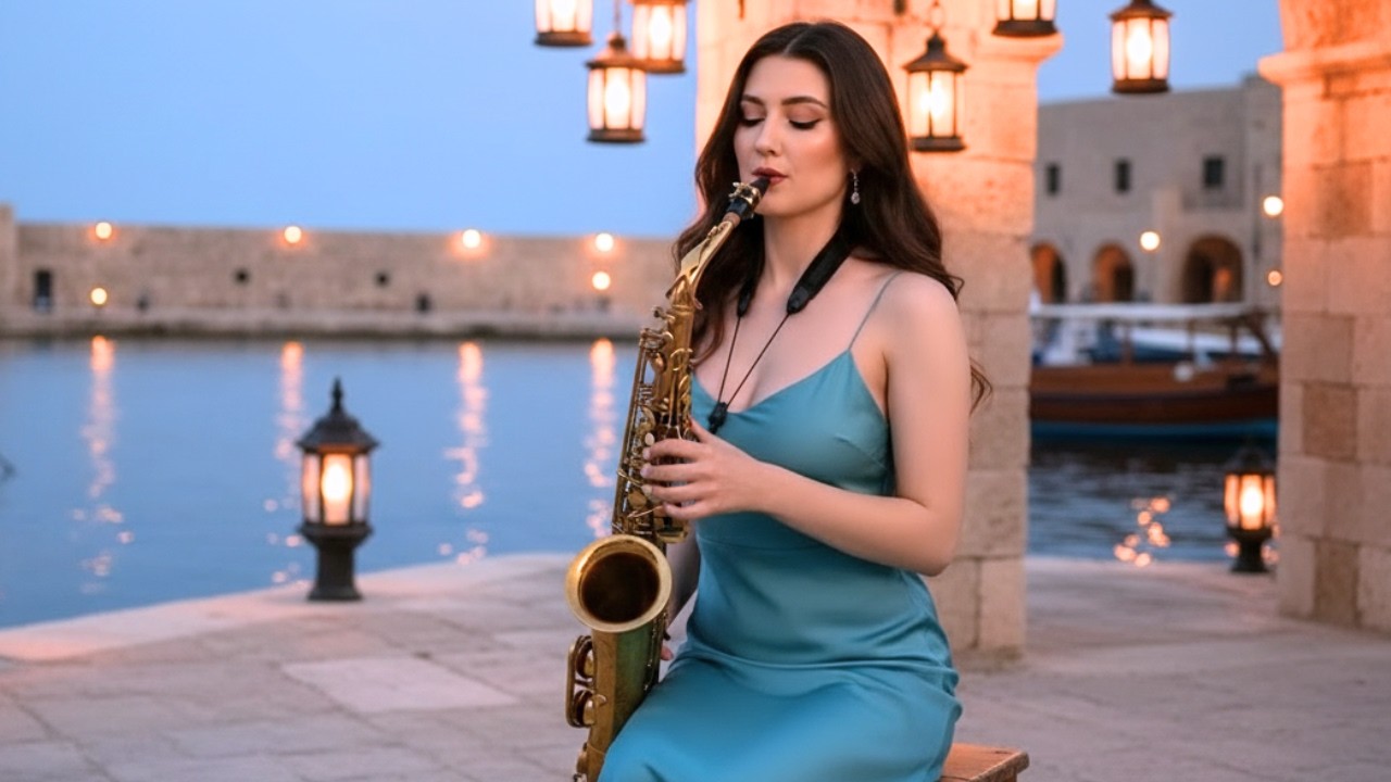 Peaceful Love Melodies – Emotional Saxophone, Violin & Piano Night Music