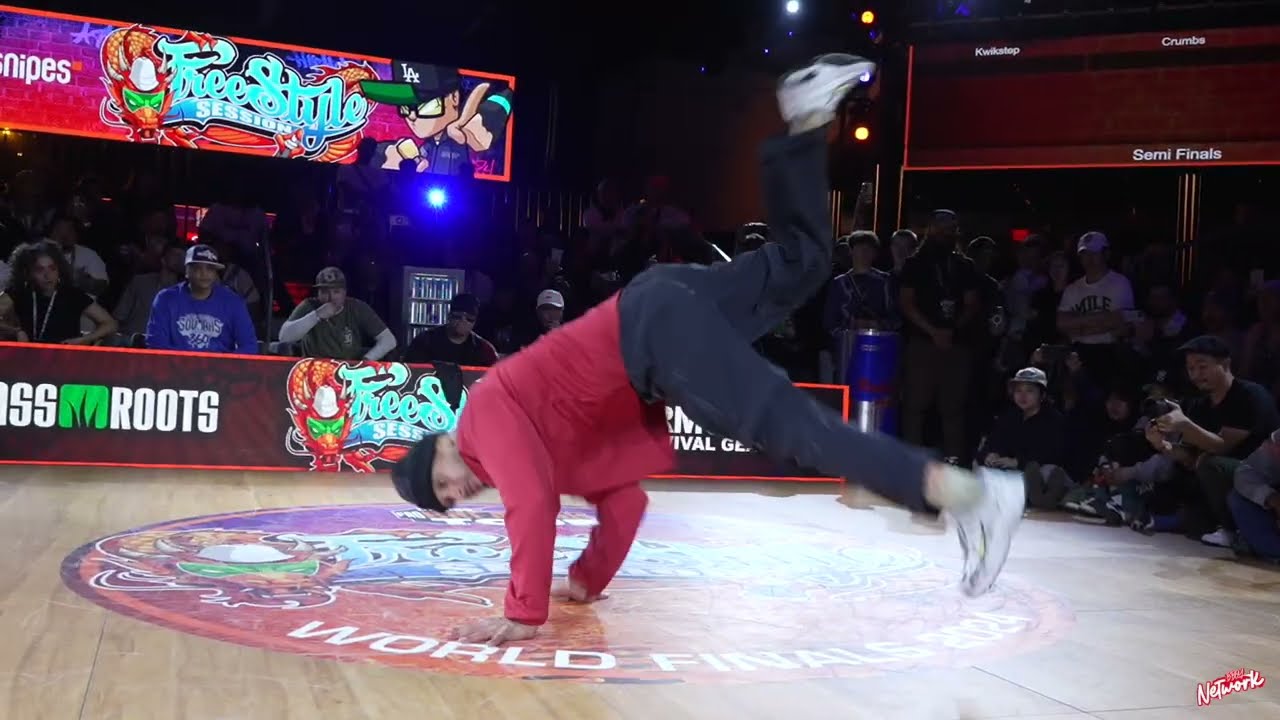 Omen Vs Roxrite- 40 & Up SemiFinals - Freestyle Session World Finals 2024 - Snipes Pro Breaking Tour