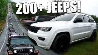 Over 200+ Jeeps Take Over The Streets