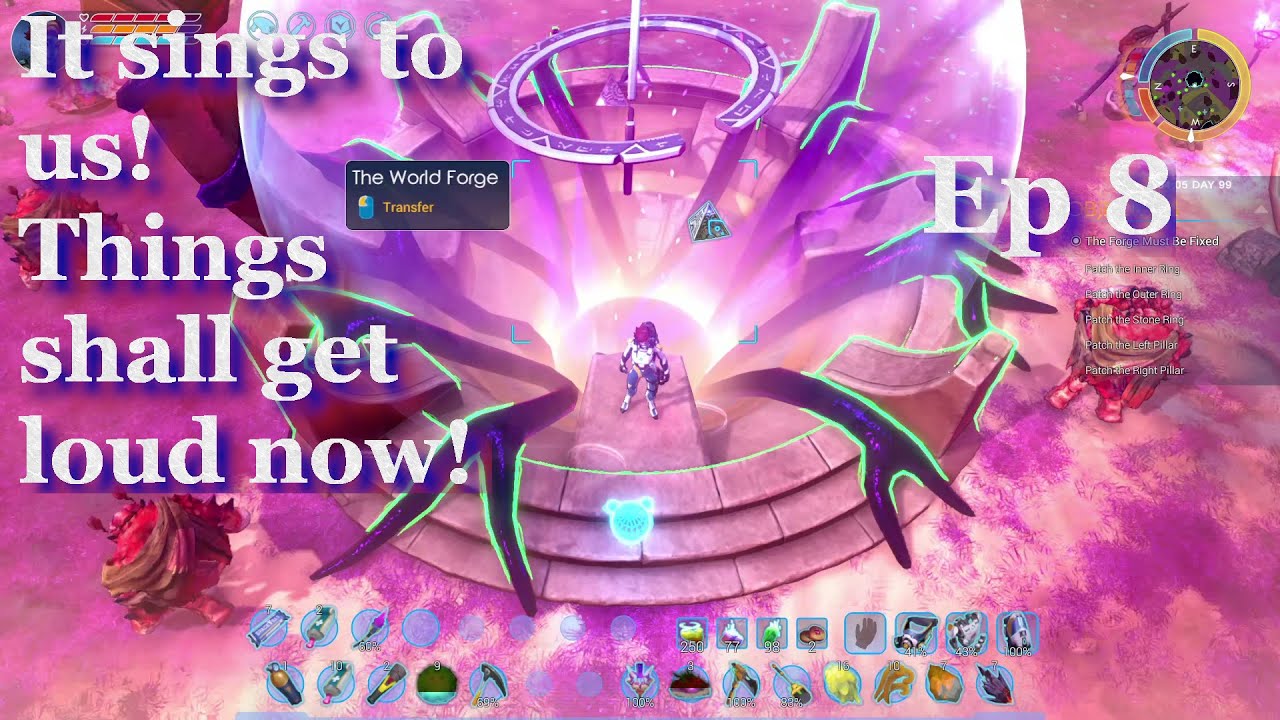 Beyond Contact lets play Ep 8 - Cure Overseer - How to fix the Forge after fiding the piece - Repair