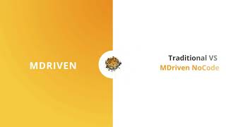 MDriven | Traditional VS MDriven NoCode