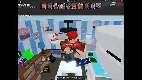 2 ROBLOX HACKERS INFINITE JUMPING AND AIMBOTING IN ARSENAL