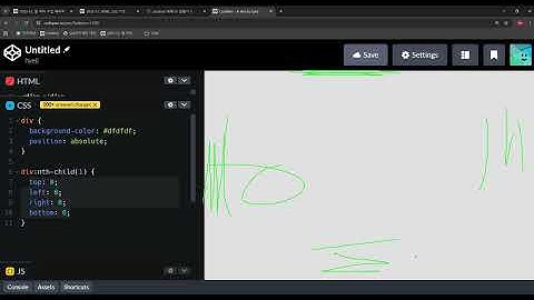 2512, HTML, CSS, 문제, absolute, width, height, top, left 로 화면 4등분 v2, widht, height 없이