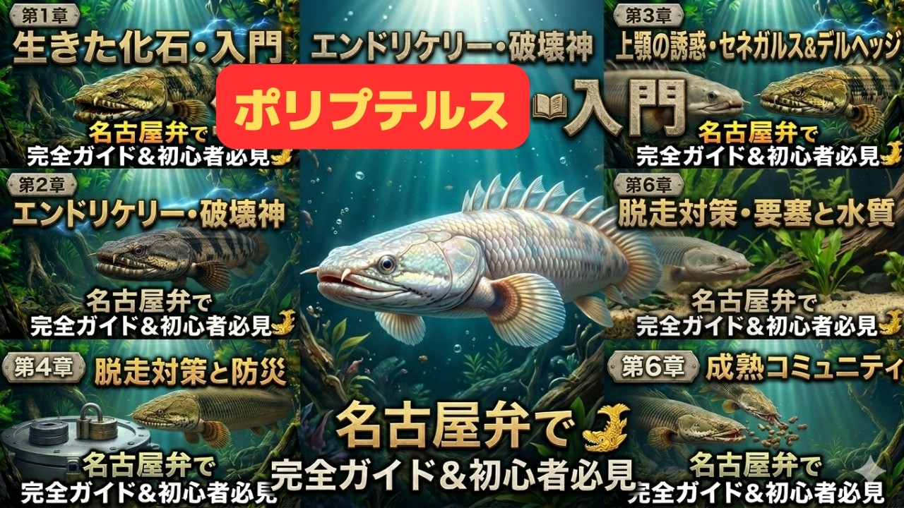 Become a Polypterus Mania with This One Book! [Complete Guide to