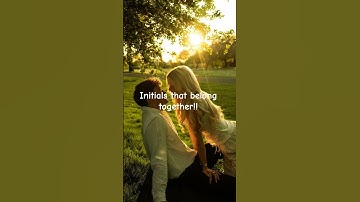 Initials that belong together!! #couples #goals #initials #tiktok #subscribe #fypシ゚viral #foryou