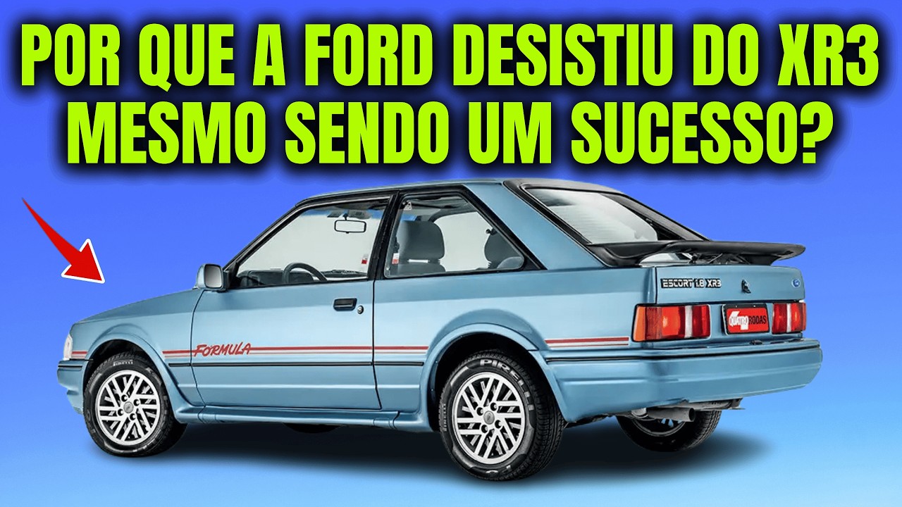 Escort XR3 o carro dos sonhos dos jovens dos anos 80 bonito demais pra ser ignorado