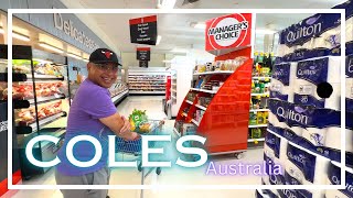 shop with me coles australia |grocery shopping