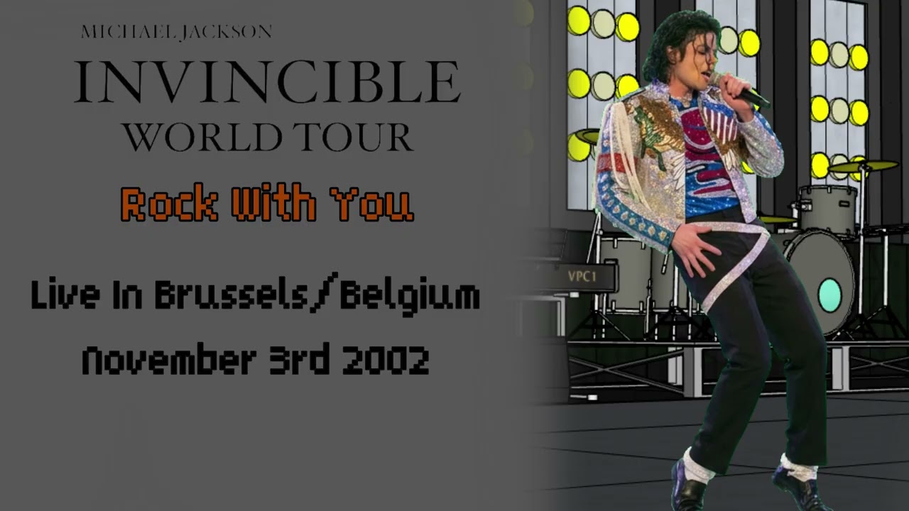 Michael Jackson - Rock With You | Live In Brussels 2002 (FANMADE)