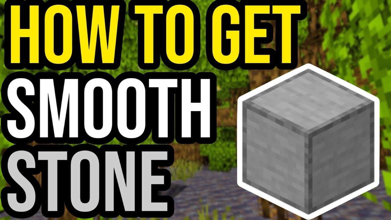 How To Make SMOOTH STONE in Minecraft! - EASY Tutorial! - YouTube
