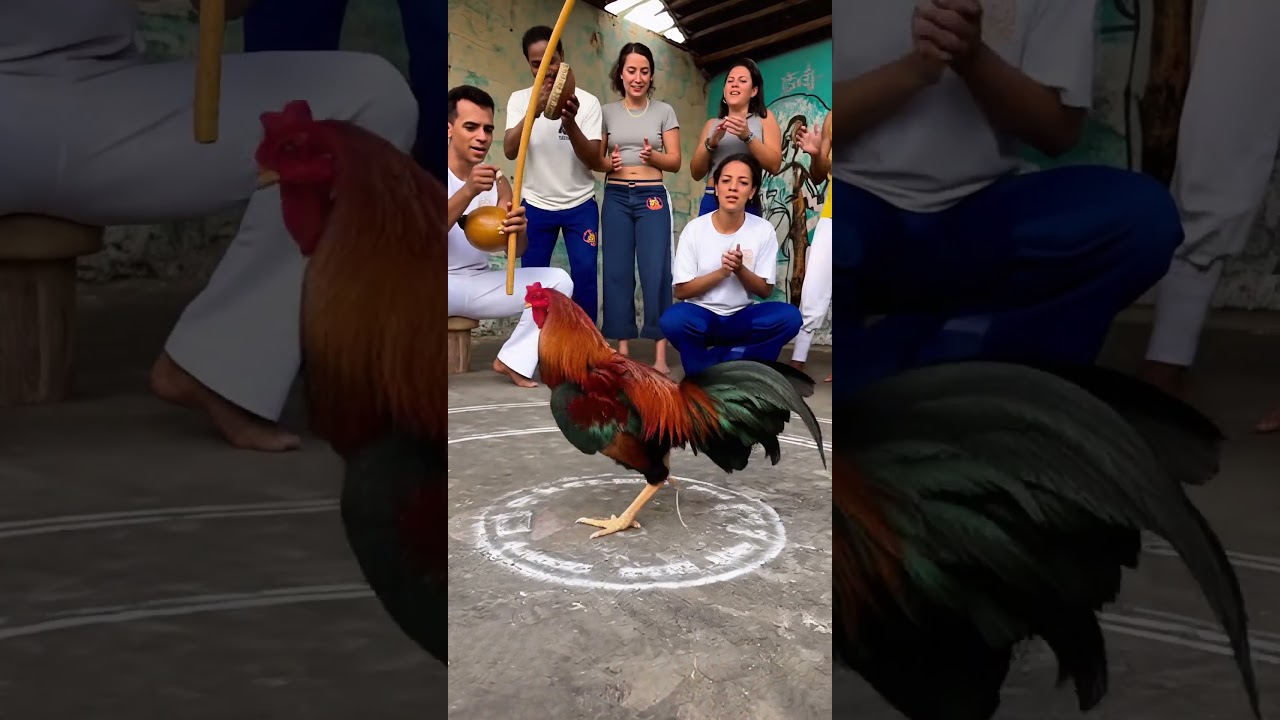 GALO entra em roda de CAPOEIRA e é ovacionado platéia surta! #shorts #humorshorts