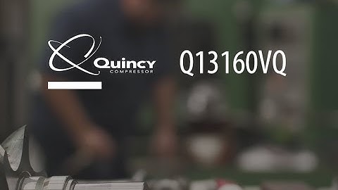 Quincy Compressor | Q13160VQ Single Stage