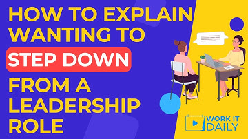 How To Explain Wanting To Step Down From Being A Leader To An Individual Contributor 🤔