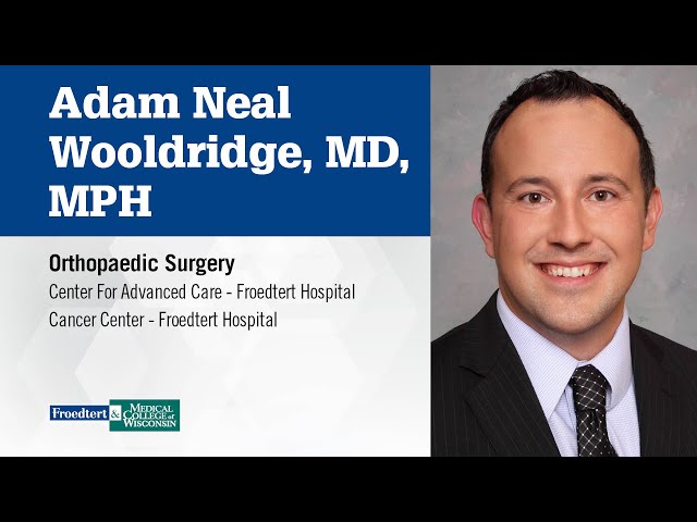 Watch Adam Neal Wooldridge, orthopaedic surgeon on YouTube.