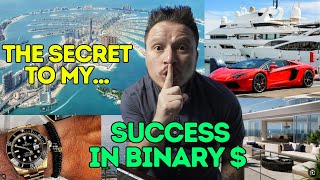 😱😎The SECRET To My $100,000  In Binary Options!🤑💰