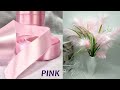 How to make reeds with the Ribbon & Flower Vase! Flowers from Satin Ribbon (Bunga dari Pita Satin)