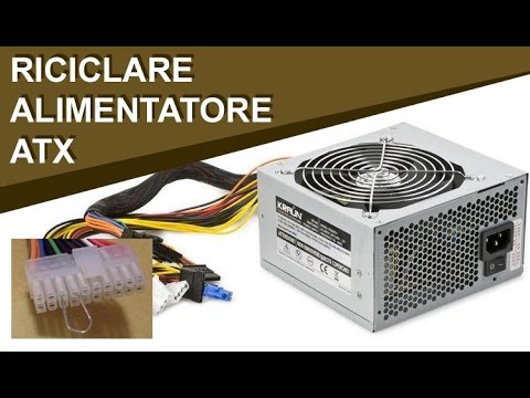 Video: Come Collegare Un Alimentatore ATX