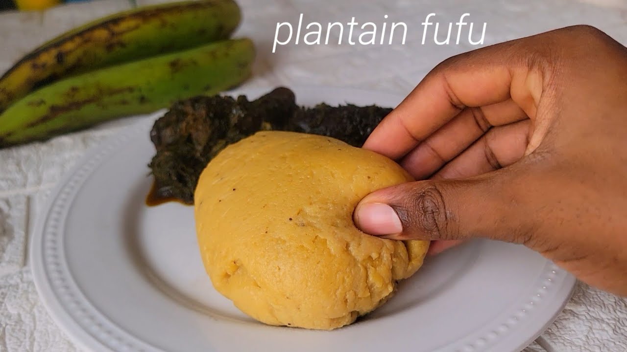 HOW TO MAKE PLANTAIN FUFU || HEALTHY AFRICAN FUFU FOR WEIGHT LOSS