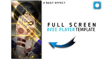 🔥 New Avve Player #FULLSCREEN Template #108 | Avee Player Template Download Link! {Dark Night Tech}