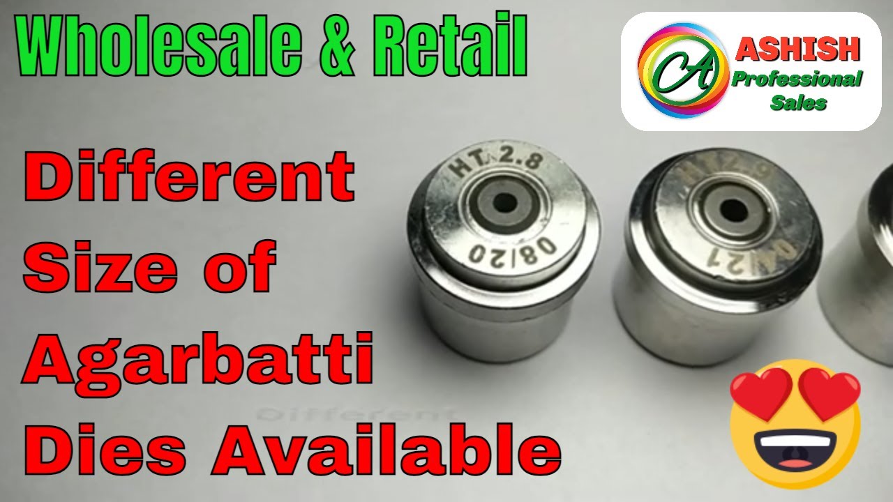 Agarbatti Machine Spare Parts (Dies) by Ashish Professional Sales Nagpur Wholesale Mo. 8378075057