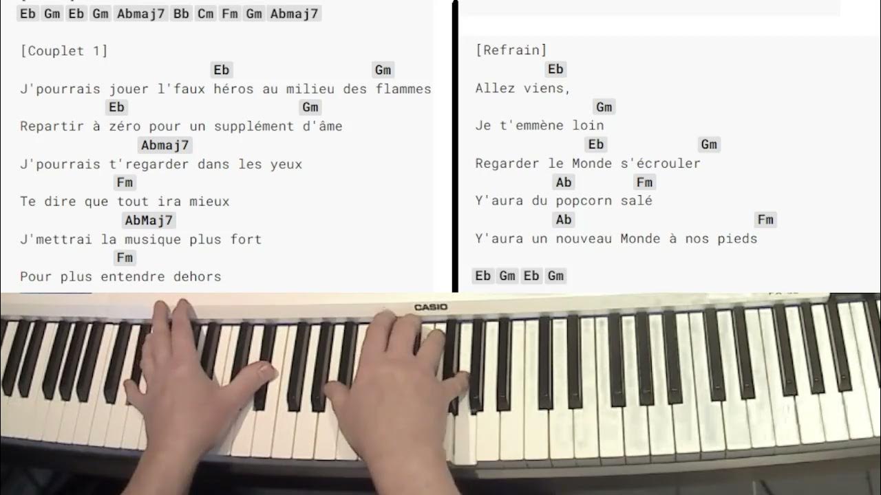 Santa pop corn salé tuto piano YouTube