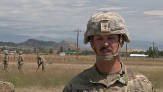 Montana National Guard members train at Fort Harrison for firefighting certification