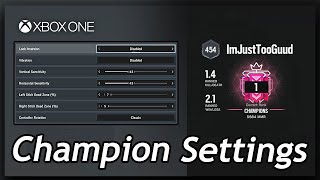 Settings To Use For CHAMPION : Rainbow Six Siege