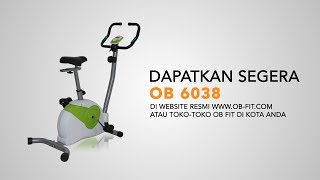 Magnetic Bike OB Fit OB-6238 Sepeda Statis Magnetik Terlaris Home Use & Nyaman Digunakan