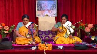 Dr. M. Lalitha and M. Nandini - Raga Hemavati on violin