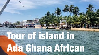 A tour in Ada Foah Ghana 🇬🇭 vlog 4