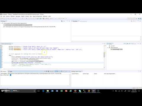 11. Executing the Insert Query