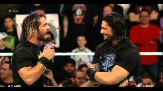 Roman Reigns interrupts Seth Rollins: Raw, March 2, 2015