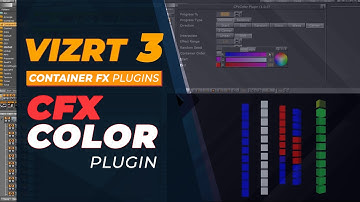 Vizrt 3 Container FX Color Plugin Tutorial