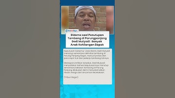 DEMI SELAMATKAN WARGA! Dedi Mulyadi Tetap Kekeuh Tutup Tambang di Parungpanjang Meski Didemo