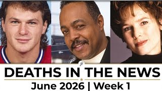 Who Died This Week | Celebrity Deaths & Tributes – June 2026 #1