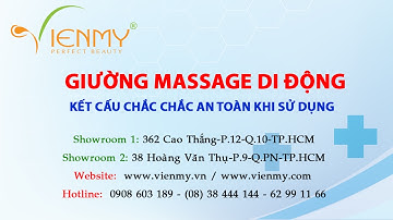 Giường massage di động chắc chắn hơn bạn tưởng! - Công ty Viên Mỹ giới thiệu
