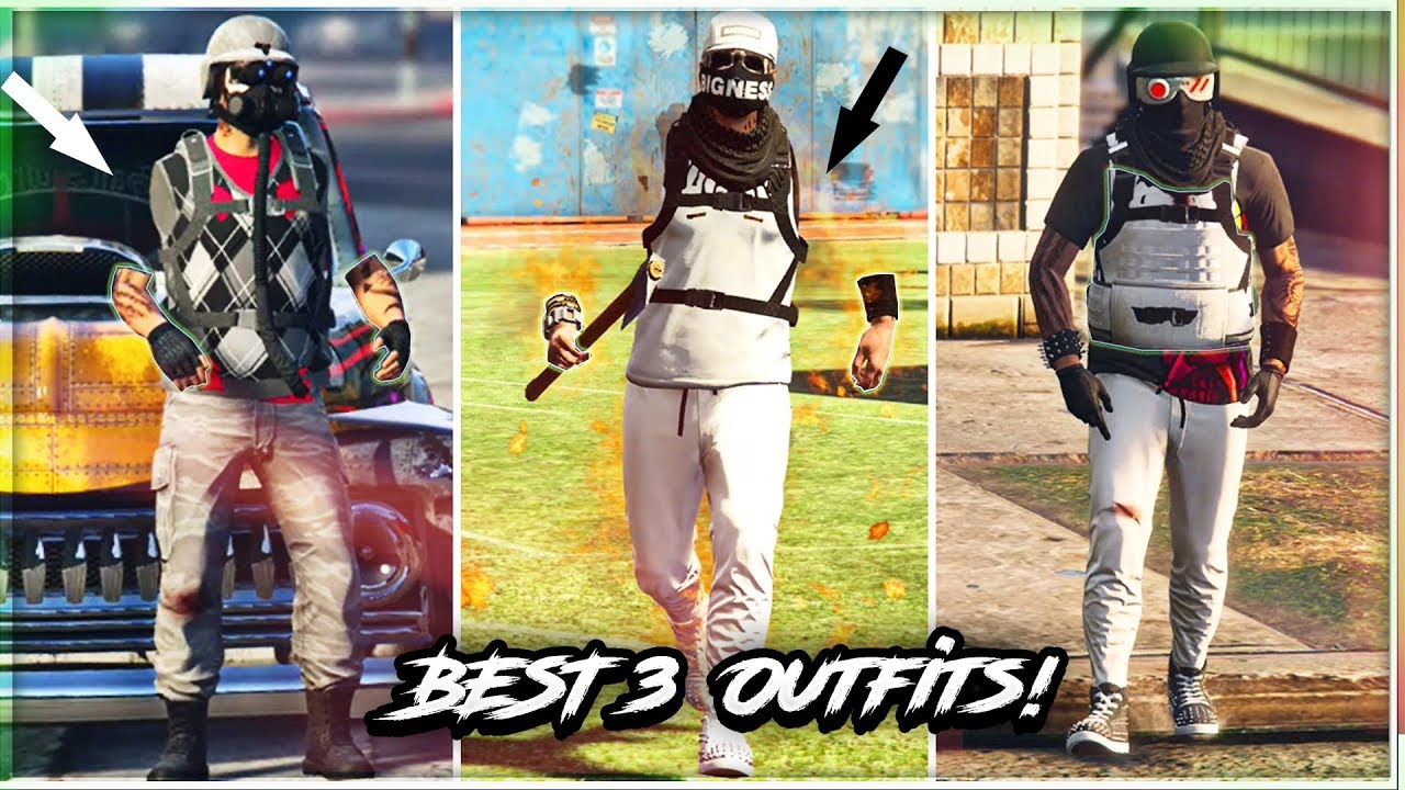 *3 EASY & Simple* GTA 5 ONLINE * MODDED OUTFITS* Invisible Arms ( Rng ...