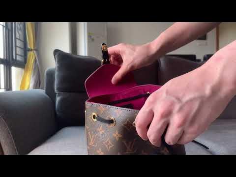 LOUIS VUITTON MONTSOURIS BB UPDATED REVIEW! 1.5 YEARS + WEAR AND TEAR 