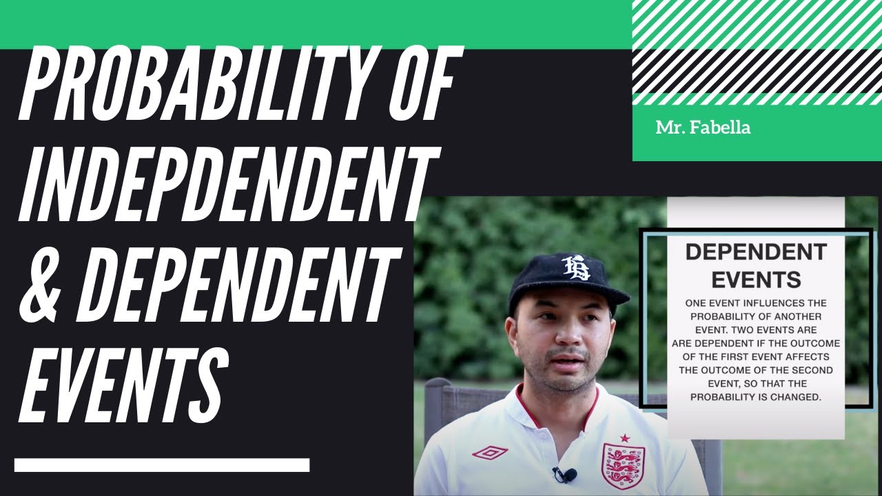 How to Find the Probability of Dependent and Independent Events - YouTube