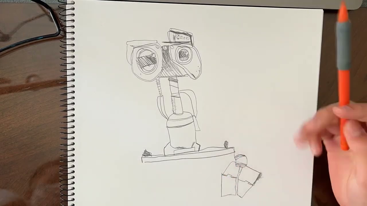 Michael’s wall-e drawing